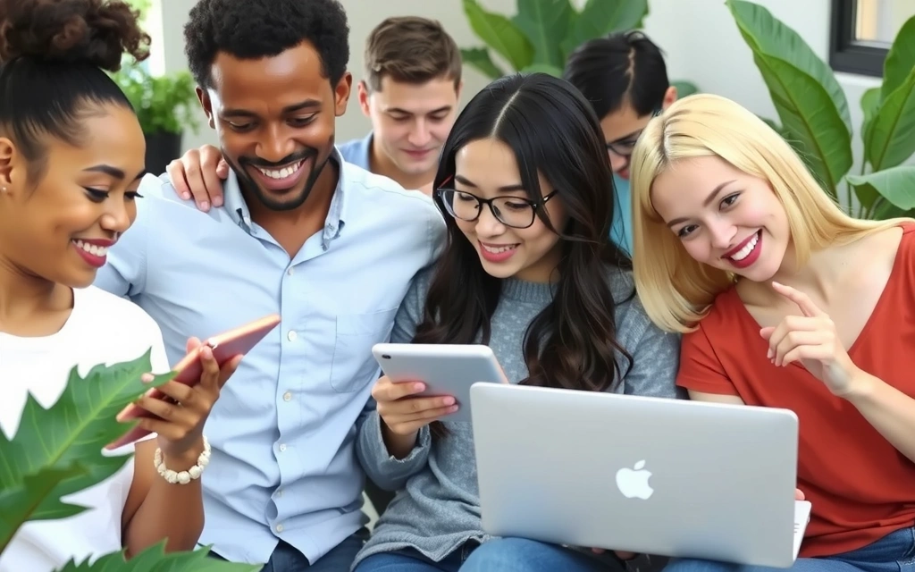 Personas leyendo sobre salud natural en línea